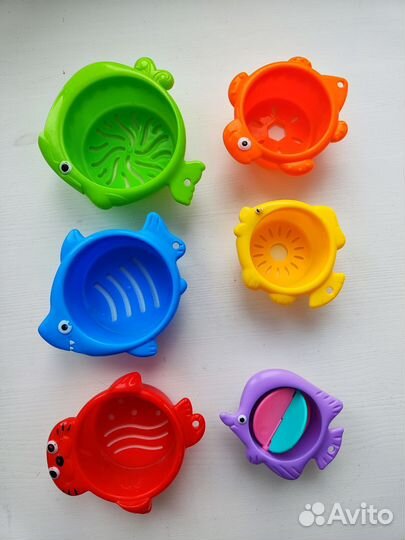 Игрушки для ванной для малышей пакетом