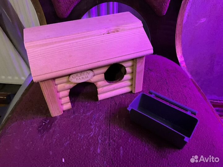 Домик для грызунов и кормушка