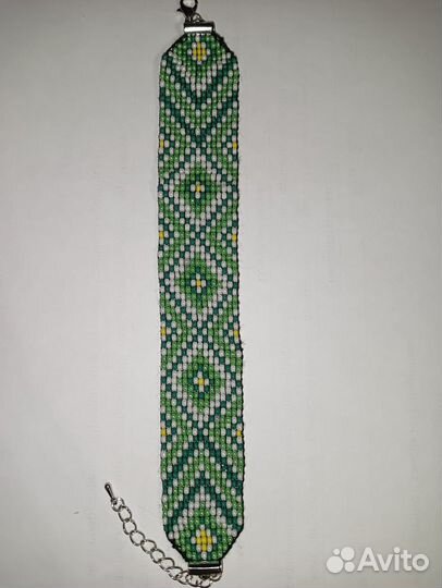 Браслет из чешского бисера