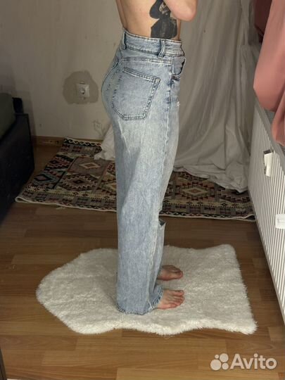 Джинсы женские прямые h&m