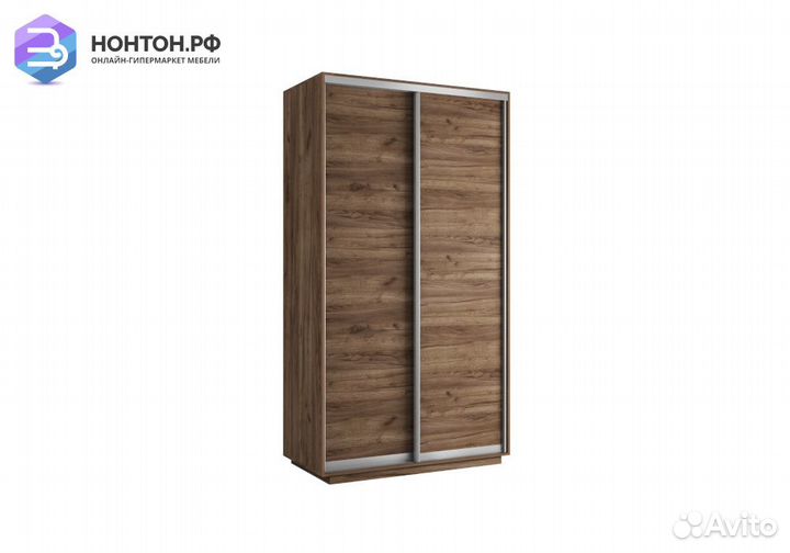 Шкаф-купе 2-х дверный Экспресс Хит крафт табачный