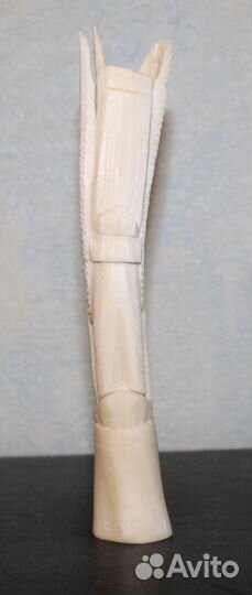 Кость. Тотем в виде Божества. Ручная работа. Азия