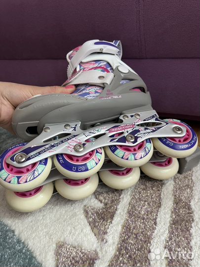 Роликовые коньки детские Reaction Rainbow