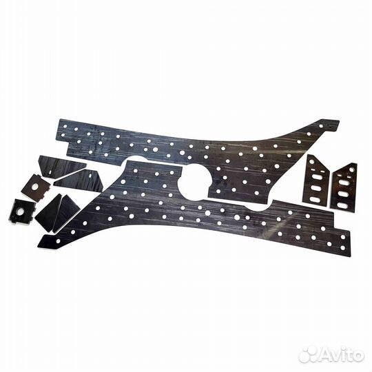 Усилитель передних лонжеронов 3 и 4 мм нива 4х4