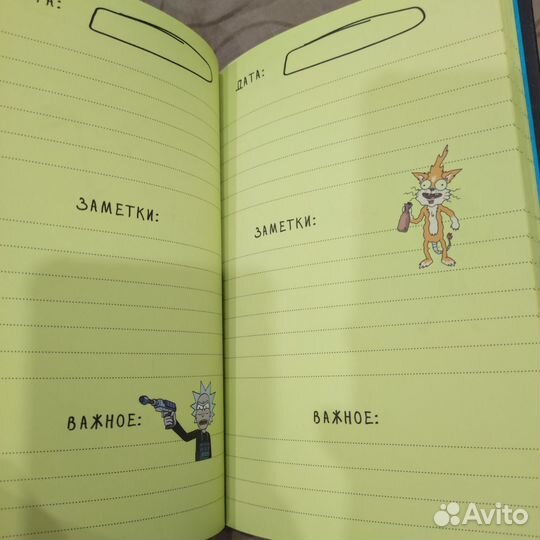 Rick and Morty ежедневник недатированный т. о
