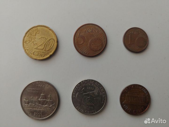 Монеты из разных стран