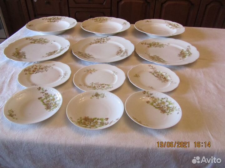 Старинные тарелки Гарднер