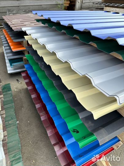 Профлист крашeнный rall оптима