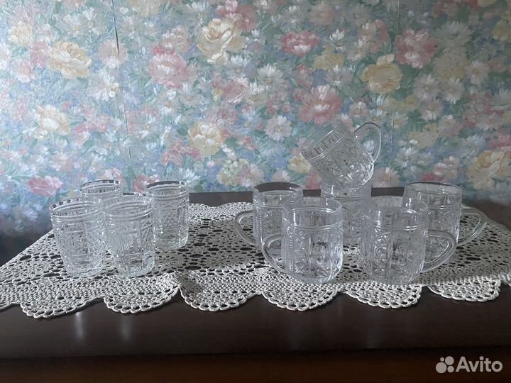 Хрустальные рюмки ссср,кружки