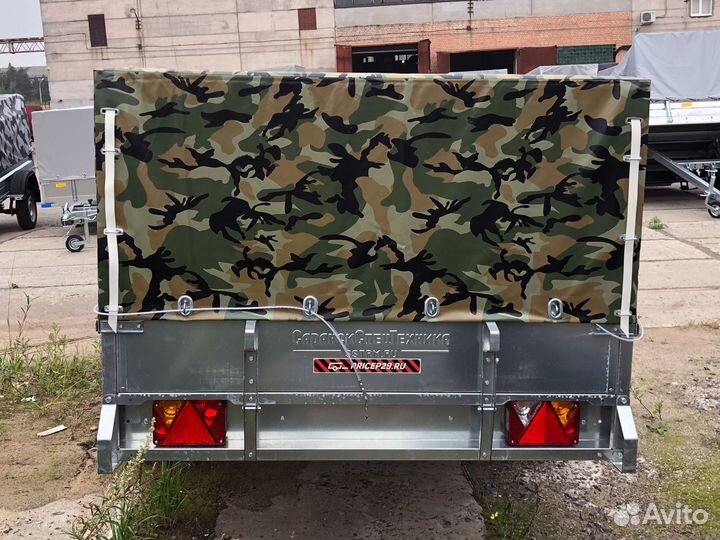 Прицеп оцинкованный 2.5х1.4 с тентом 650 мм