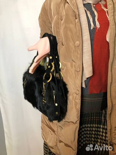 Сумка женская натуральная замша