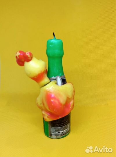 Новогодняя фигурка свеча символ года петух