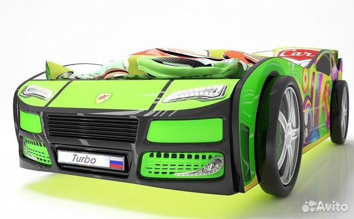 Детская кровать машина