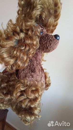 Пудель плюшевый СССР из 60х- 70х годов