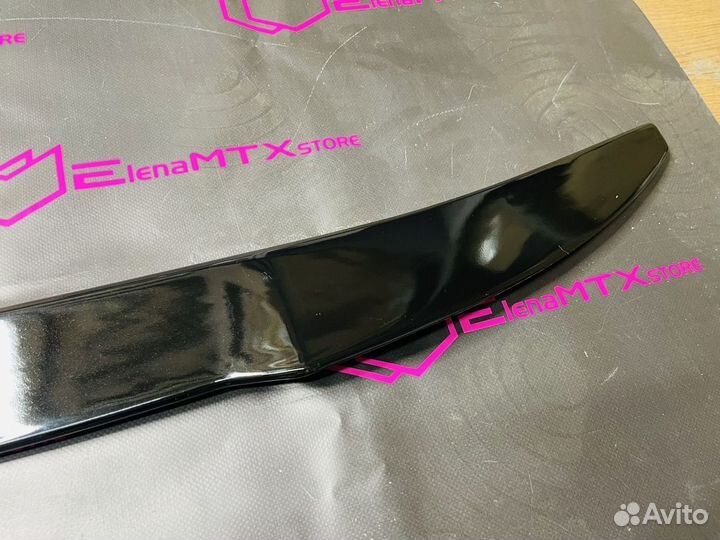 Спойлер BMW G22 черный глянец