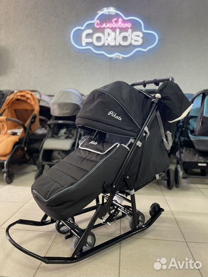 Новые Санки-Коляска Pikate
