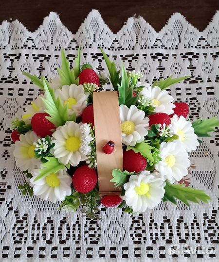 Букет цветов из мыла