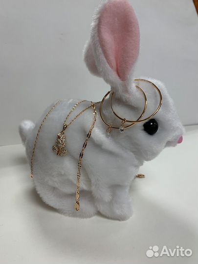 Набор. Цепочка, кулон, браслет и серьги