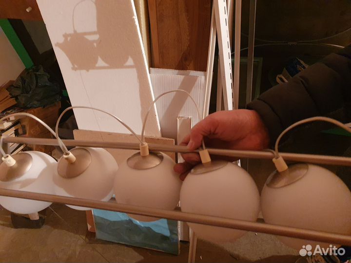 Люстра потолочная подвесная бу