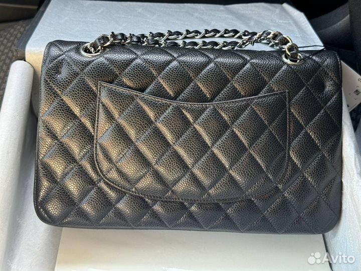Сумка chanel flap зернистая