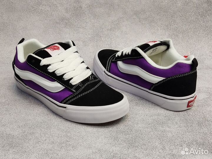 Кеды Vans Knu Skool Black Purple (36-45)