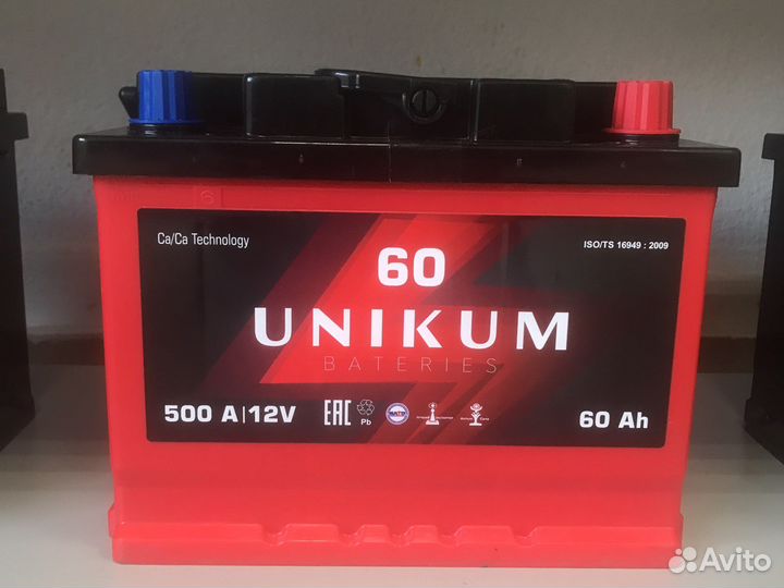 Новый аккумулятор Unikum 60Ач