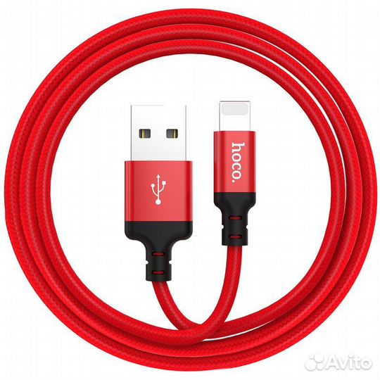 Кабель для зарядки iPhone и Type-C hoco