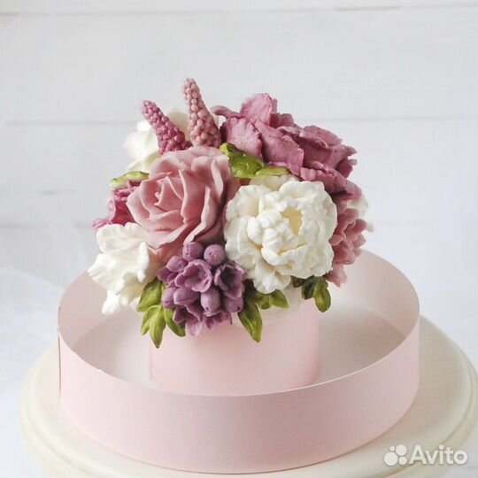 Съедобный букет в коробке