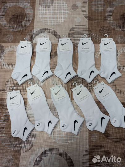 Носки женские nike короткие хлопок