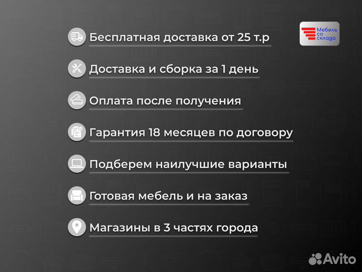 Кухня буквой П В наличии