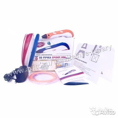 3D ручка Spider Pen Start, оранжевая,с гарантией