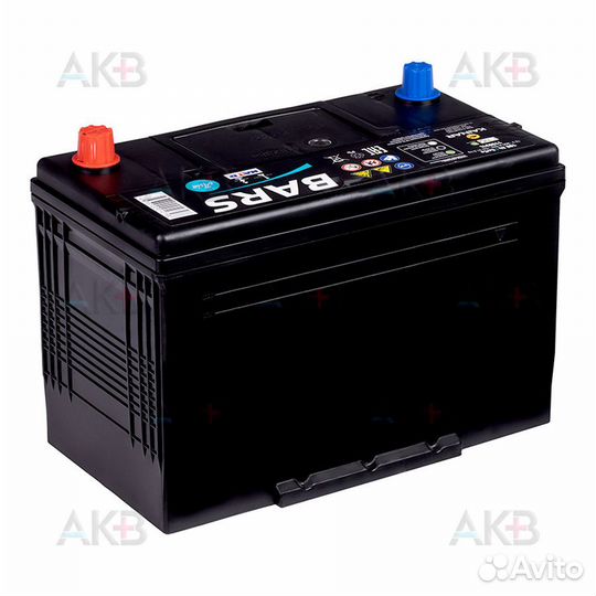 Аккумулятор автомобильный bars Asia 6ст-100 апз о