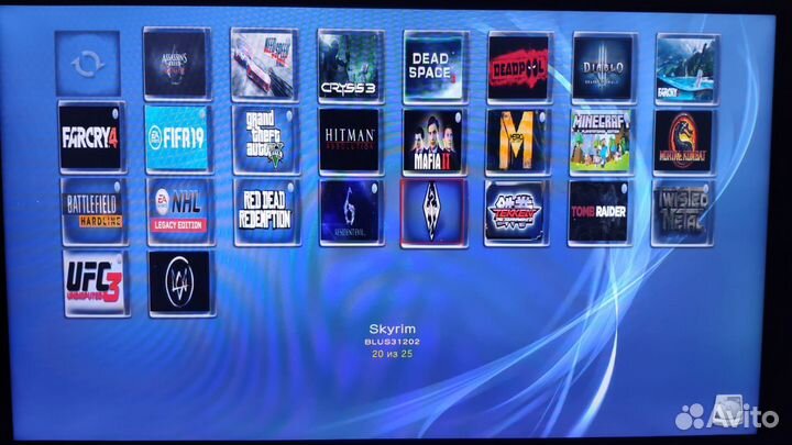 Sony PS3 Super Slim 320Gb, HEN, 2 геймпада+25 игр