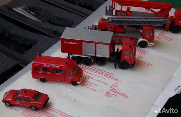 Машинка пожарная мерседес даймлер