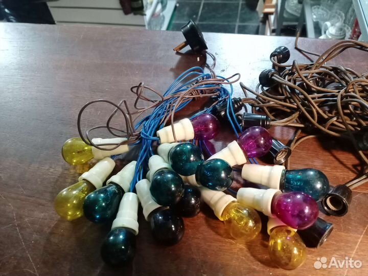 Новогодняя гирлянда горка