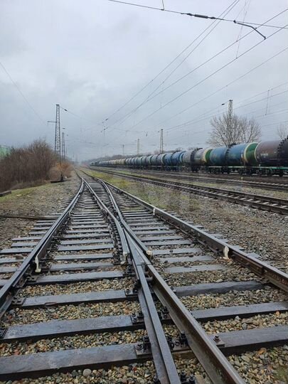 Новый жд тупик (562 м., 2 стрелы)