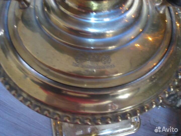 Антикварный комбинир. самовар фонарь Шемарина 4л