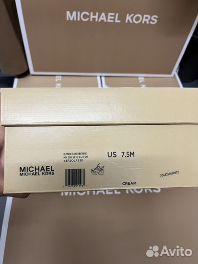 Кроссовки Michael Kors Olympia cream 7.5(38)