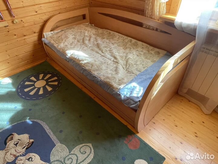 Кровать Toris из массива дерева 90х190