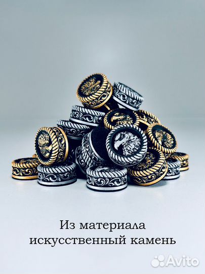 Фишки для нард, подарочный набор Орел