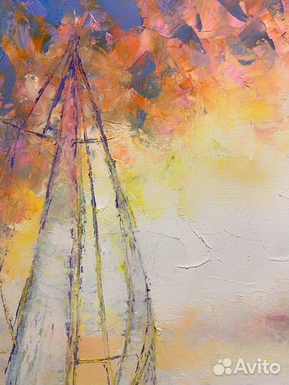 Картина «Кораблик». Масло, холст