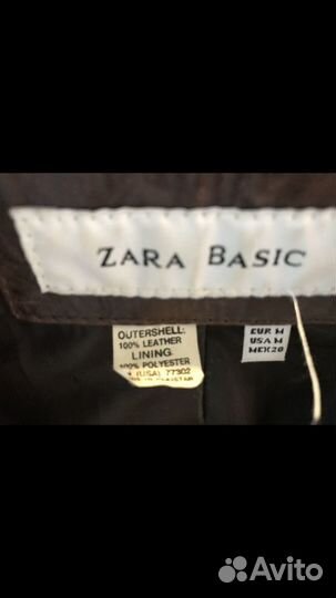 Куртка кожаная женская Zara