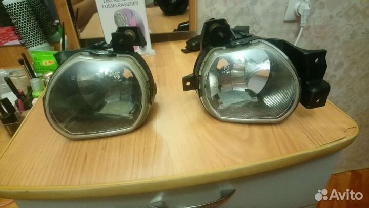 Противотуные фары kia rio 1 рест