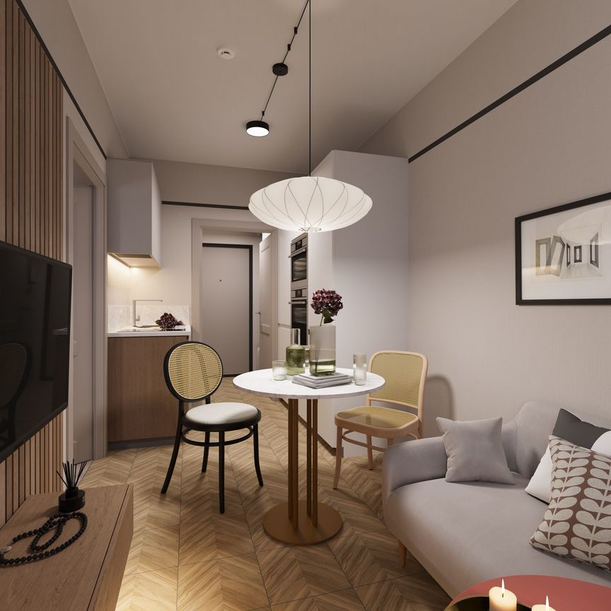 2-к. квартира, 47 м², 6/25 эт.