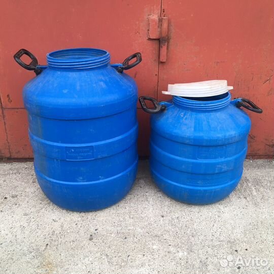 Бочки пластиковые пищевые 50 и 30 литров
