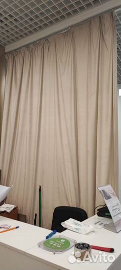 Шторы длинные тонкий бархат