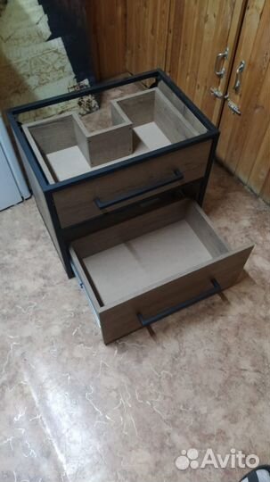 Тумба под накладную раковину в стиле лофт