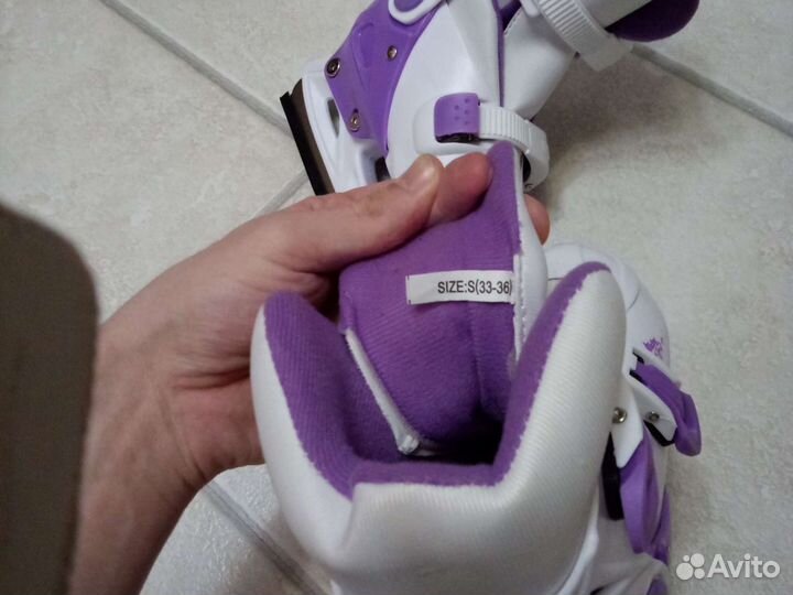 Коньки раздвижные детские