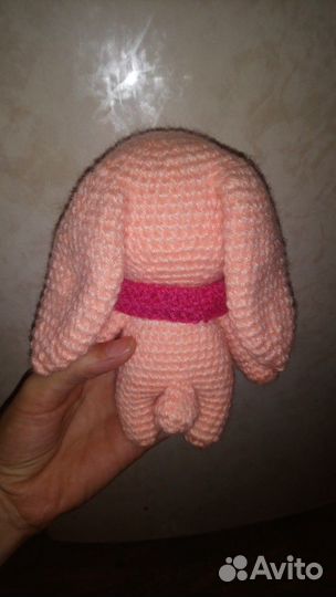 Вязаный зайка