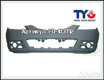 Бампер передний грунт мазда 3 1 поколение